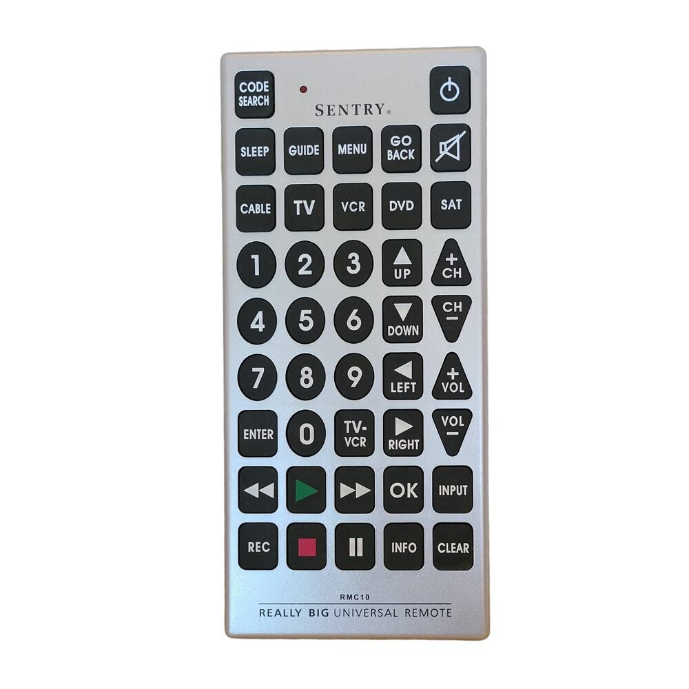 Sentry REALLY BIG buttons Universal Remote Control - RMC10